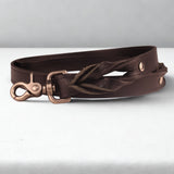 Black Braided Dog Leash- SALE ITEM