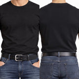 Men's Smooth Black Belt