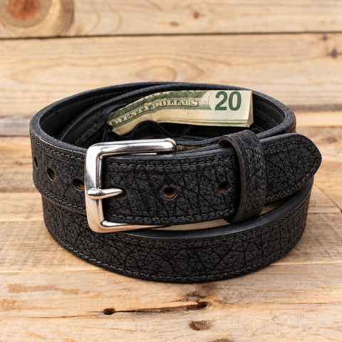 Hippo Black Money Belt