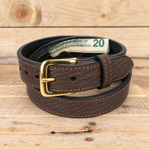 Shark Brown Money Belt