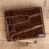Alligator Full Gloss Brown Bifold