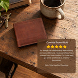 Cowhide Brown Bifold