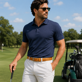 Crocodile Golf Belt with Silver Buckle