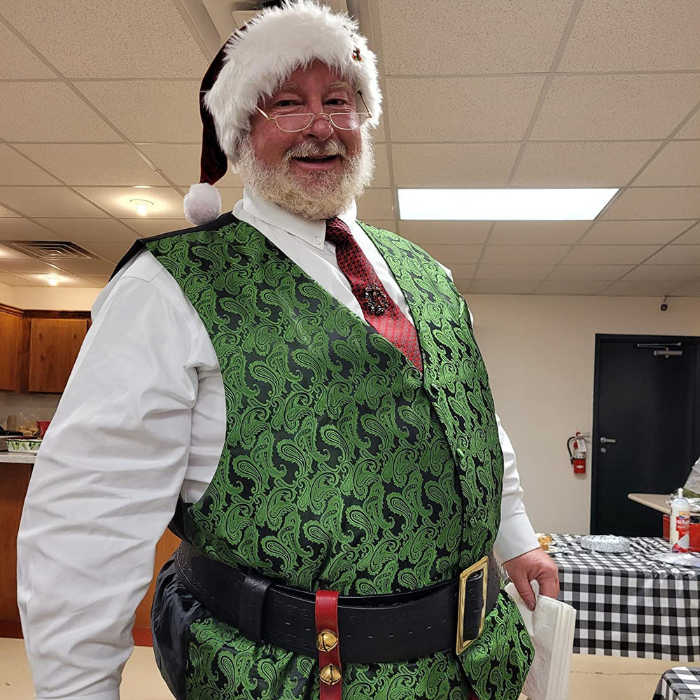 Santa Costume Belt - Solid Piece of Leather Handmade Yoder Leather Company Santa Costume Belt - Solid Piece of Leather Handmade Yoder Leather Company
