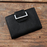 Cowhide Black Women's Wallet