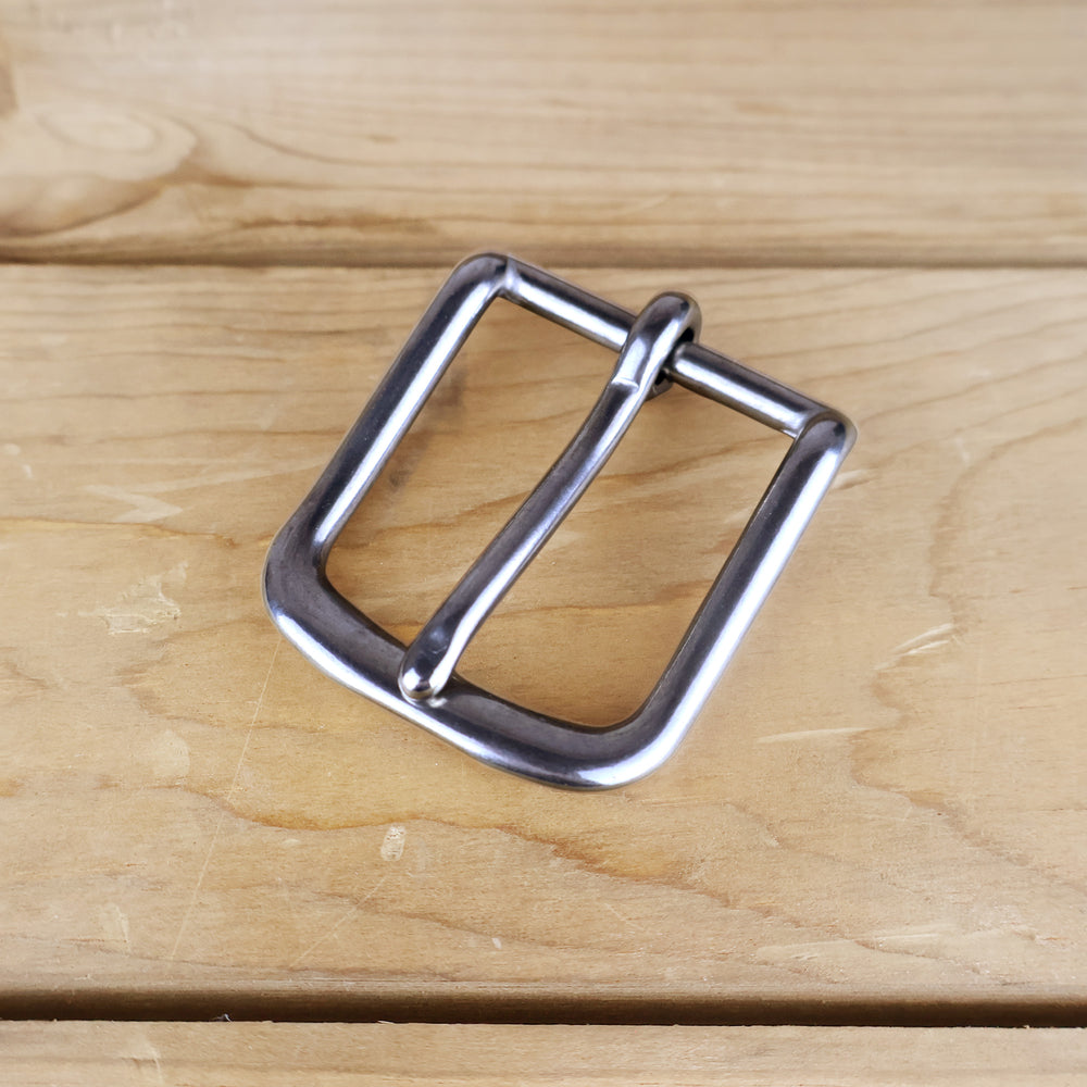 Lincoln Heel Bar Buckle - Polished Chrome - Multiple Sizes-Yoder Leather Company