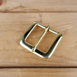 Squire Dress Buckle - Polished Brass - Multiple Sizes-Yoder Leather Company