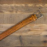 Crocodile Golf Belt with Silver Buckle