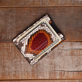 Python Blood Orange Money Clip Wallet