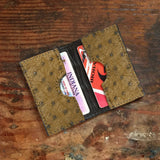 Ostrich Card Case Wallet