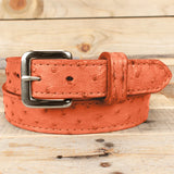 Skinny Ostrich Belt 1.25"