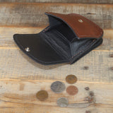 Cowhide Brown Cab Wallet
