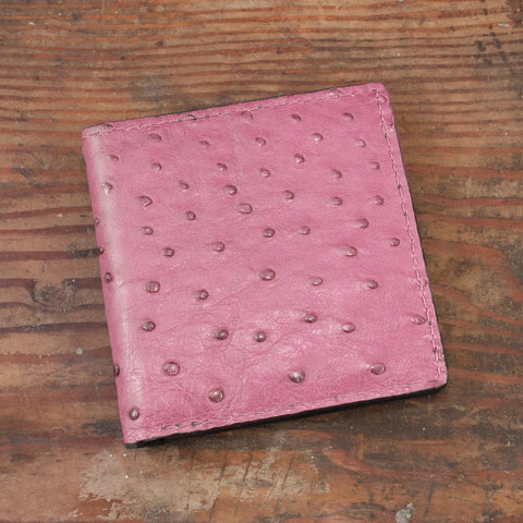 Ostrich Pink Hipster-Yoder Leather Company