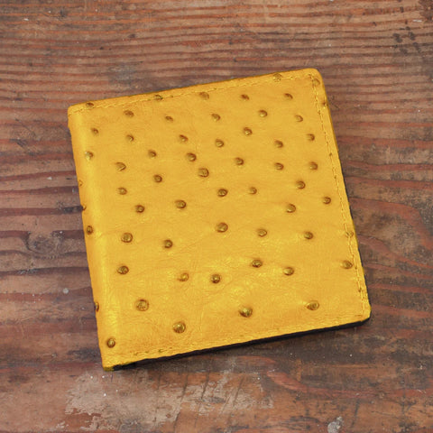 Ostrich Yellow Hipster-Yoder Leather Company