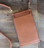Women's Alligator Cognac Phone Purse