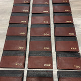 Cowhide Brown Money Clip Wallet
