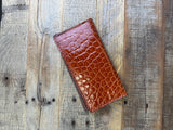 Cognac Alligator Rodeo Wallet - Sale Item