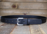 Smooth Black & Brown Dress Belt Set