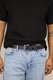 Skinny Ostrich Belt 1.25"