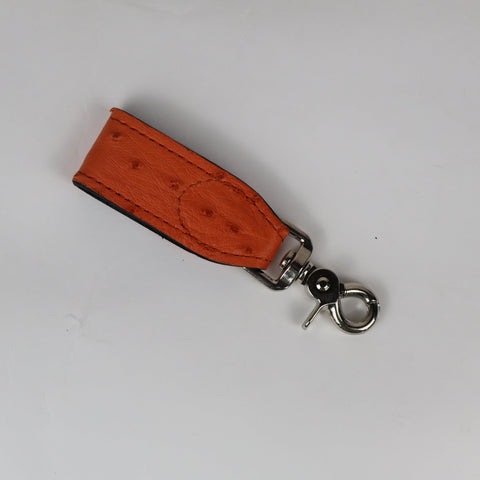Orange Ostrich Key Hanger - SALE ITEM -