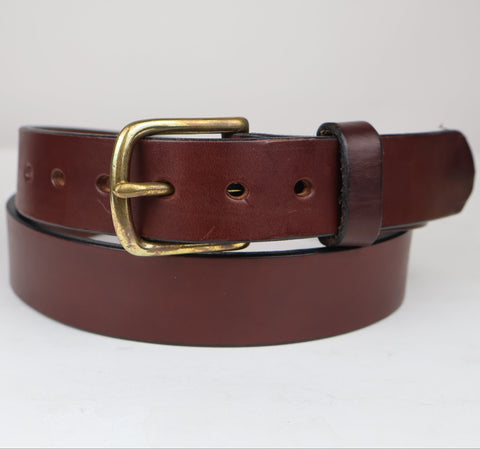 Smooth Brown Belt 1.5" - SALE ITEM - Multiple Sizes