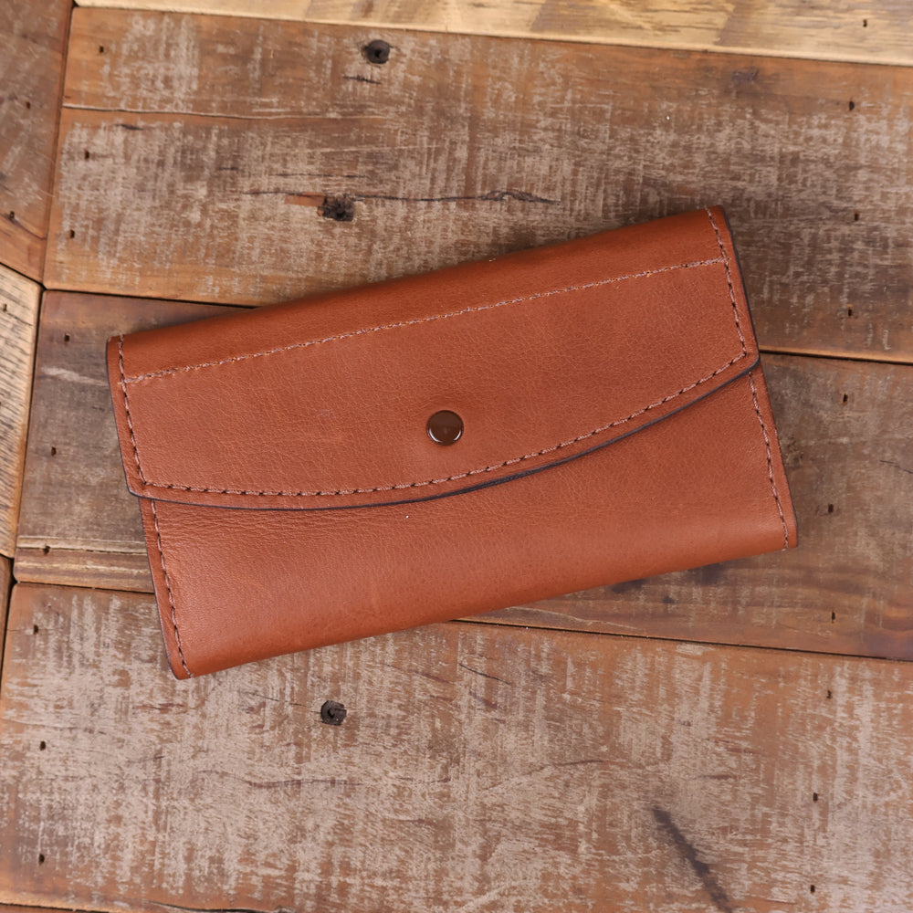 Bison Brown Clutch - SALE ITEM