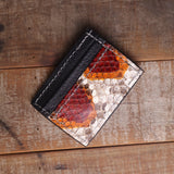 Python Blood Orange Money Clip Wallet