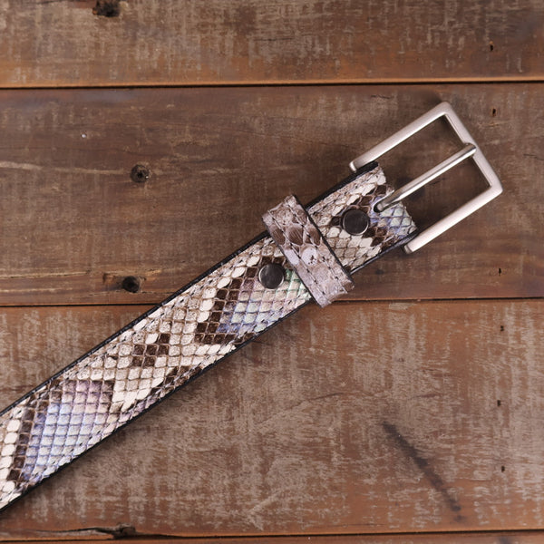Python Hand Painted Opal Belt – Yoder Leather Company