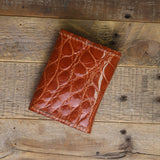 Cognac Alligator Trifold - Sale Item