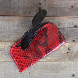 Python Red Glasses Case & Wallet Bundle