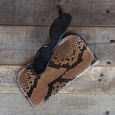 Python Caramel Glasses Case