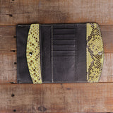 Python Moss Clutch-Yoder Leather Company