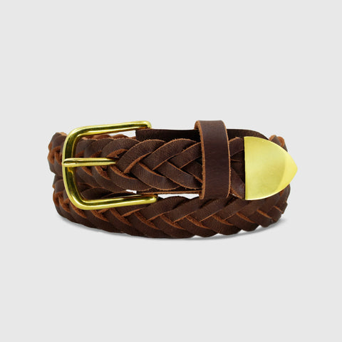 Braided Brown Belt