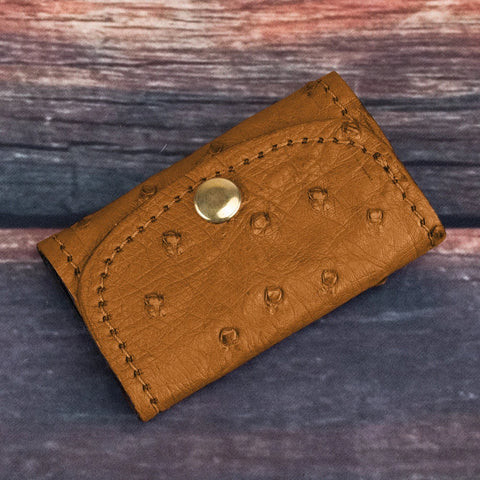 Ostrich Key Case-Yoder Leather Company