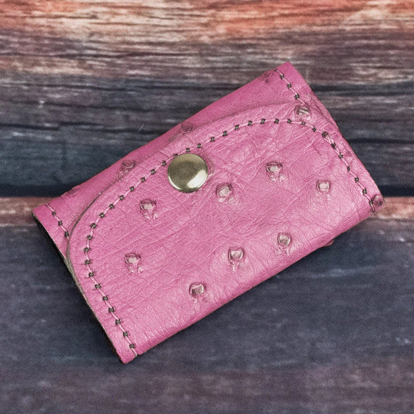 Ostrich Pink Key Case – Yoder Leather Company