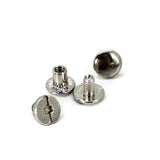 Set of Chicago Screws (2 Pack) - Polished Chrome-Yoder Leather Company