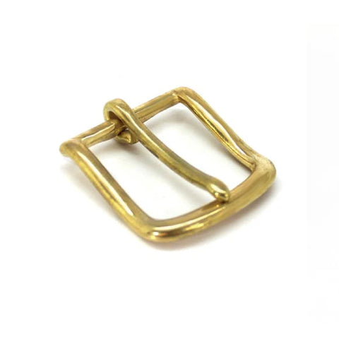 Lincoln Heel Bar Buckle - Polished Brass - Multiple Sizes