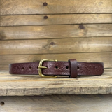 Rope Floral Brown Belt