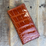 Cognac Alligator Rodeo Wallet - Sale Item