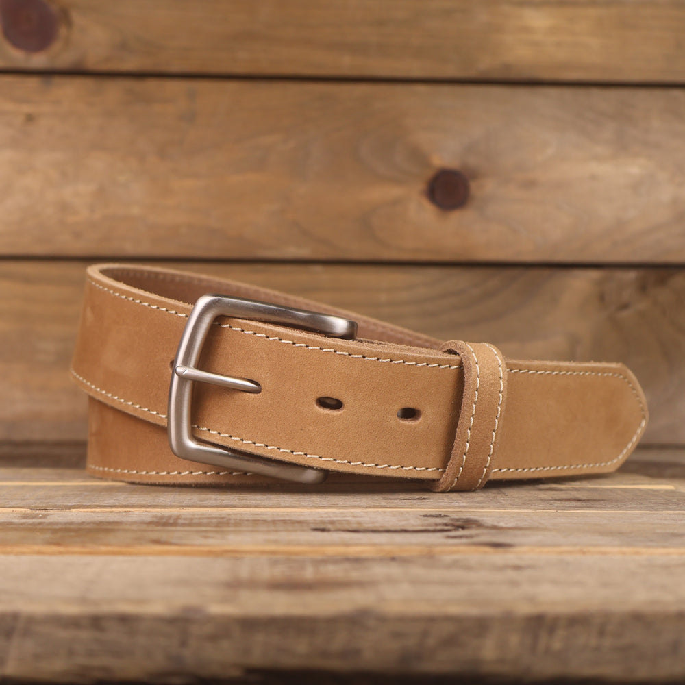 The Suede - Men's Leather 1.5" Dress Belt