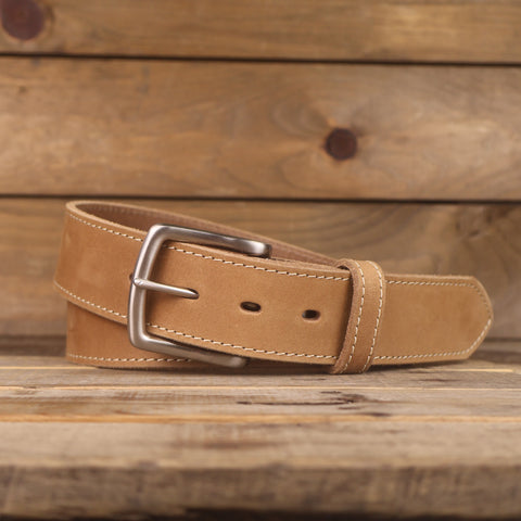 The Suede - Men's Leather 1.5" Dress Belt