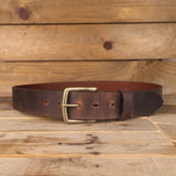 The Crazy Horse - Distressed Brown Leather Belt 1.5
