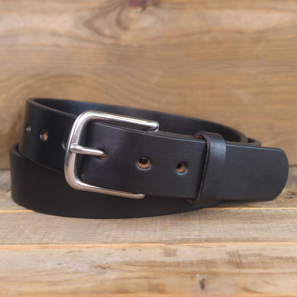 Men's Smooth Black Belt