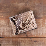 Python Natural Bifold and Leather Belt Bundle