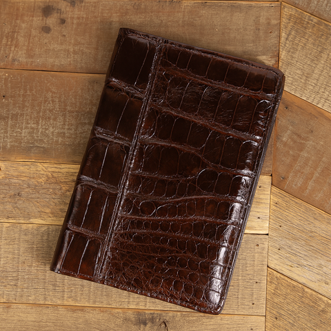 Alligator Full Gloss Brown Portfolio
