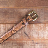 Python Caramel Belt