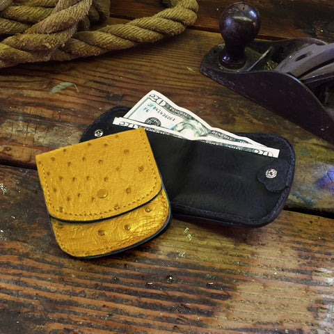 Ostrich Yellow Cab Wallet