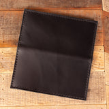 Pull Up Checkbook Cover Black