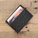 Ostrich Cash Clip Wallet