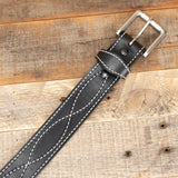 Black Figure 8 Belt & Cowhide Cash Clip Combo